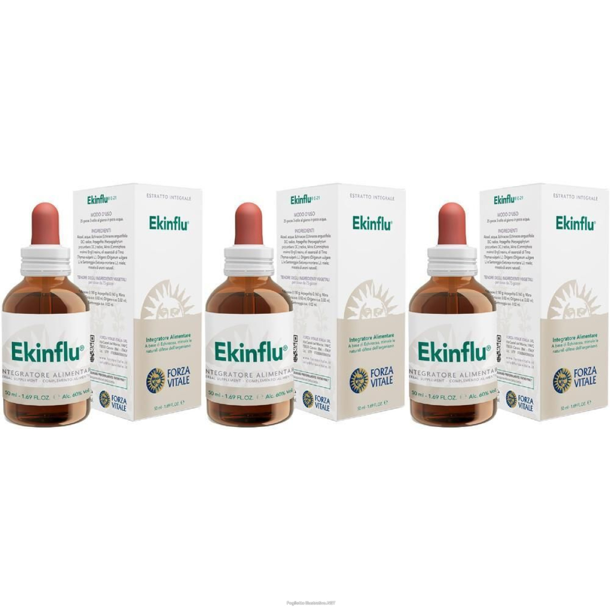 Compra Online forza vitale ekinflu 3x50 ml gocce orali e Trova l'offerta più bassa