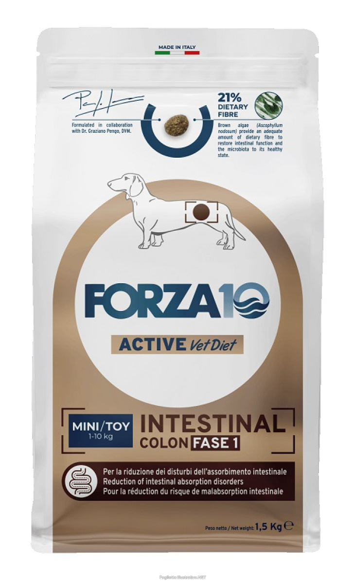 Compra Online forza10 active vet diet intestinal colon fase 1 crocchette pesce per cani adulti 1,5kg e Trova l'offerta più bassa