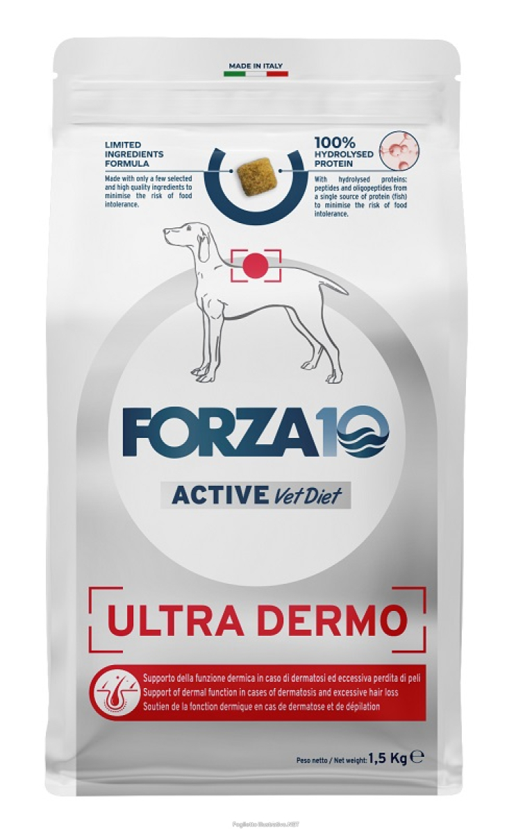Compra Online forza10 active vet pet ultra dermo crocchette pesce per cani adulti 1,5kg e Trova l'offerta più bassa