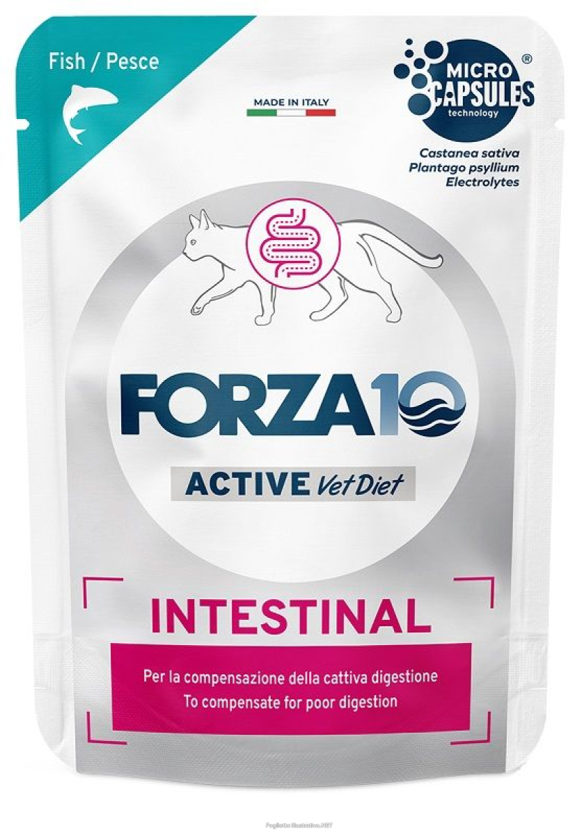 Compra Online forza10 gatto diet intestinal active pesce 80gr (bustina) e Trova l'offerta più bassa