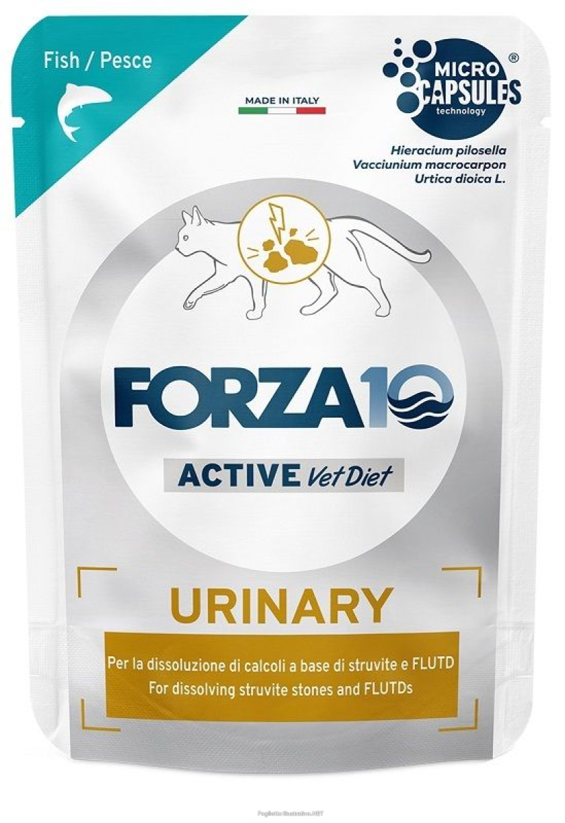 Compra Online forza10 gatto diet urinary active pesce 80gr (bustina) e Trova l'offerta più bassa