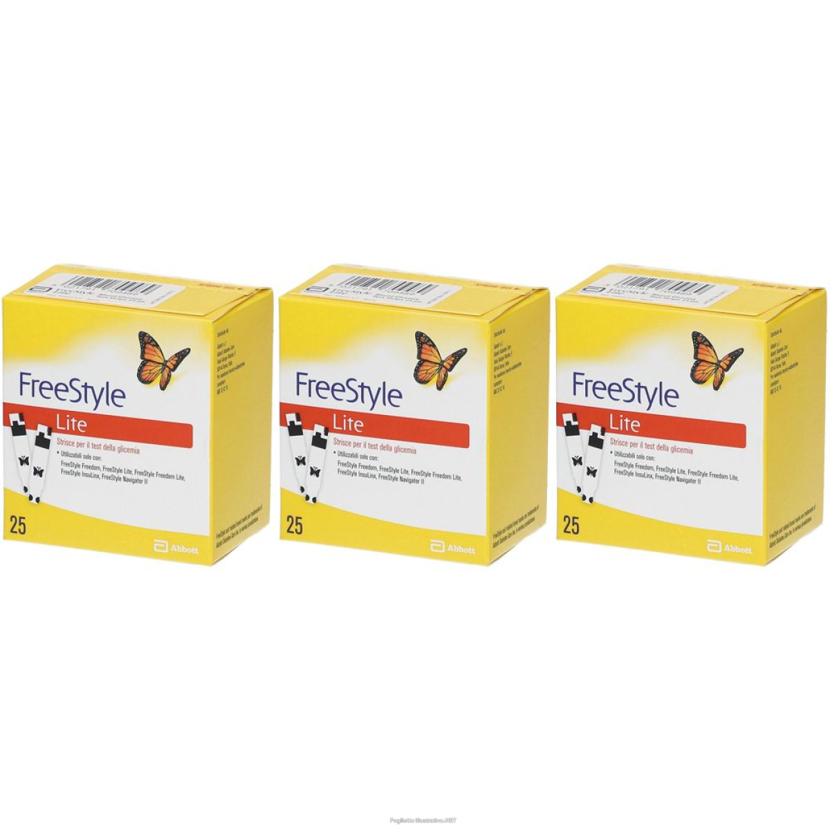 Compra Online freestyle® lite set da 3 3x25 pz strisce reattive e Trova l'offerta più bassa