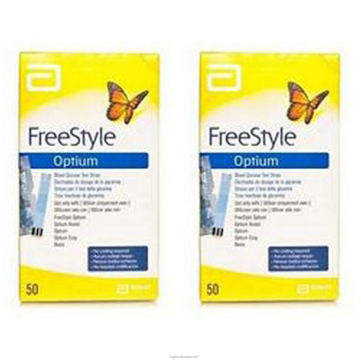 Compra Online freestyle® optium 50 strisce reattive set da 2 2x50 pz reattiv e Trova l'offerta più bassa