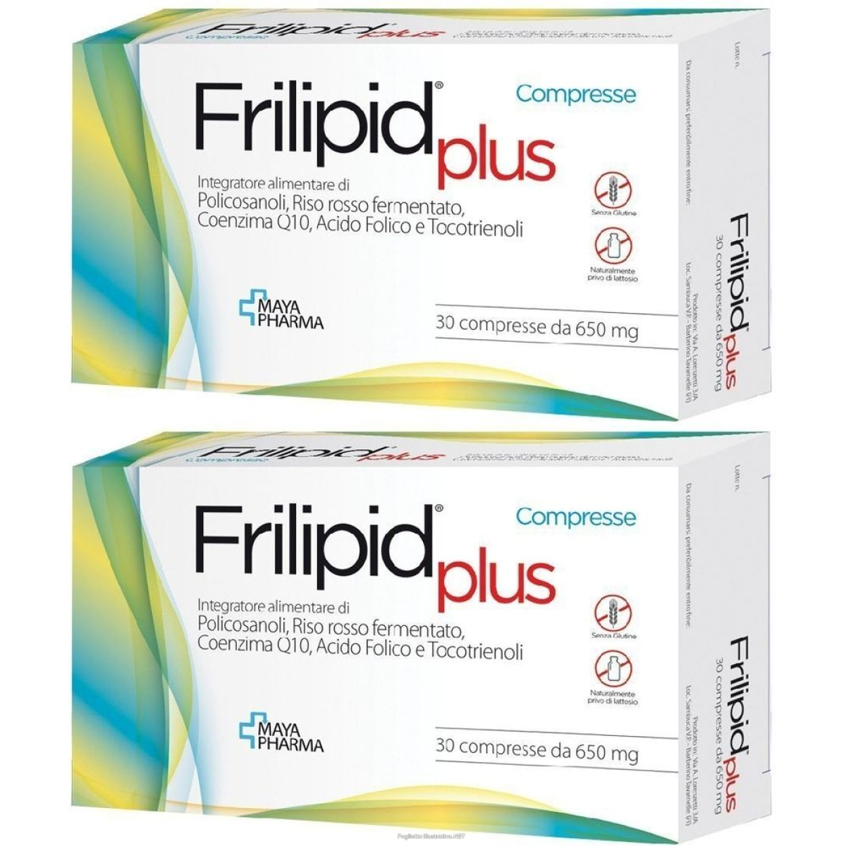 Compra Online frilipid plus 30 compresse da 650 mg set da 2 pz e Trova l'offerta più bassa