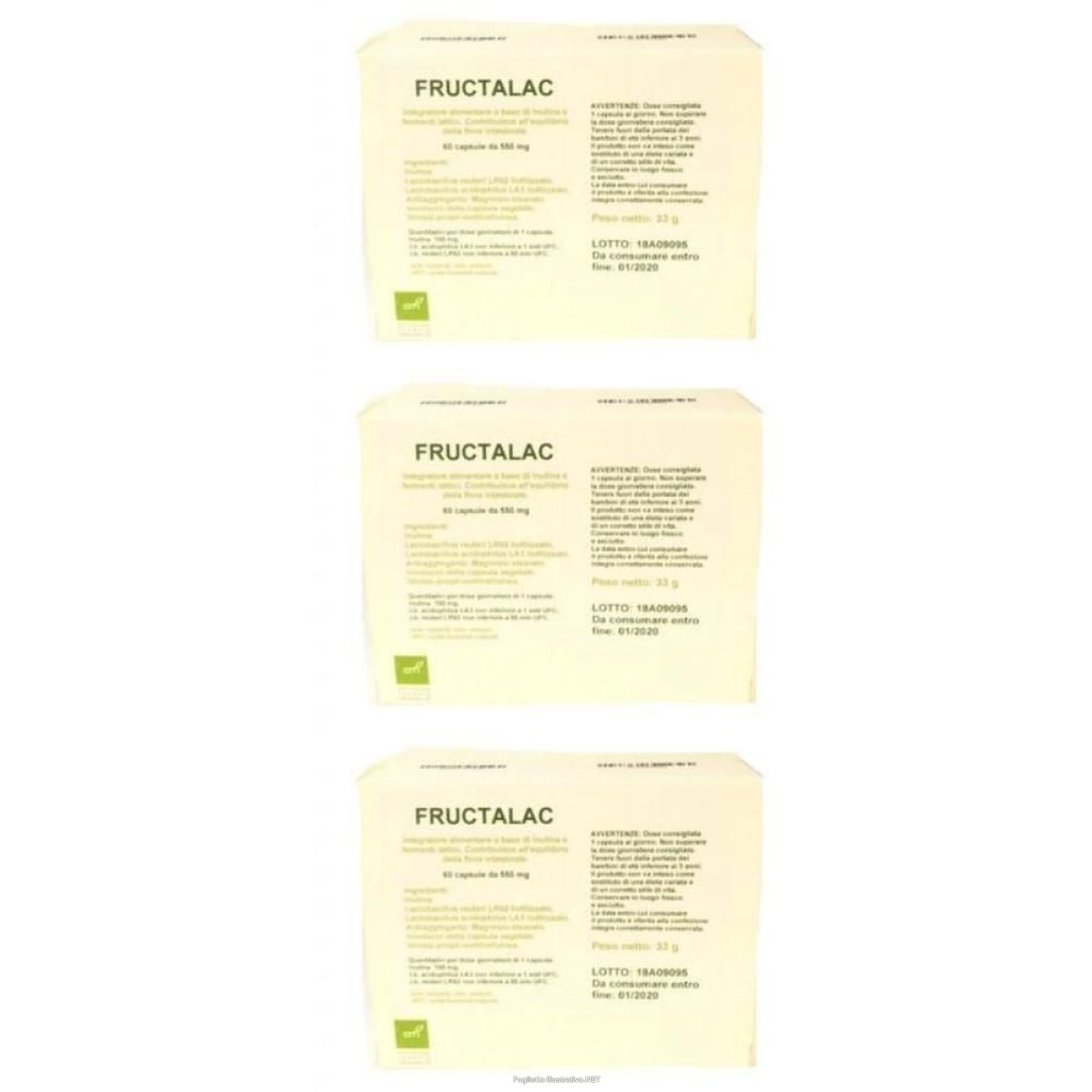 Compra Online fructalac 60 capsule 3x60 pz e Trova l'offerta più bassa