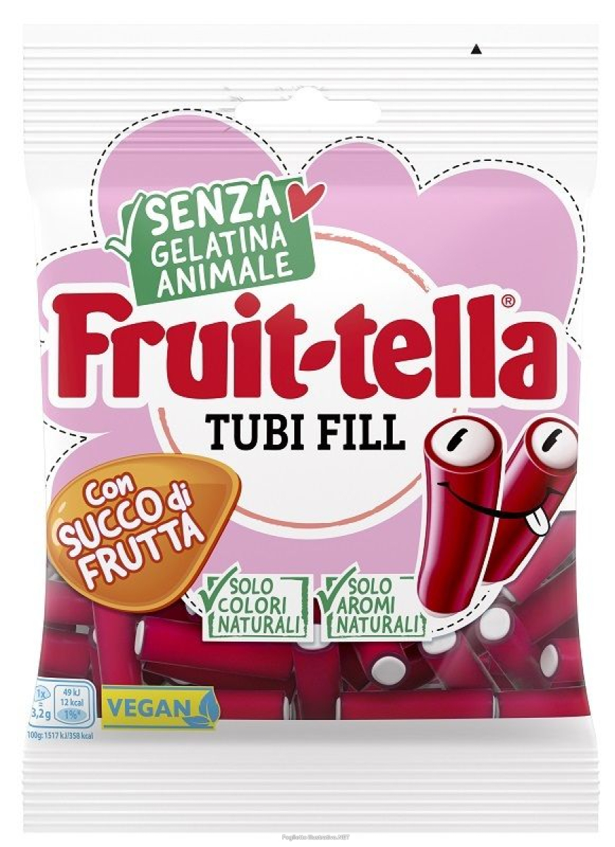 Compra Online fruittella tubi fill caramelle ripiene al gusto fragola, 90 g e Trova l'offerta più bassa