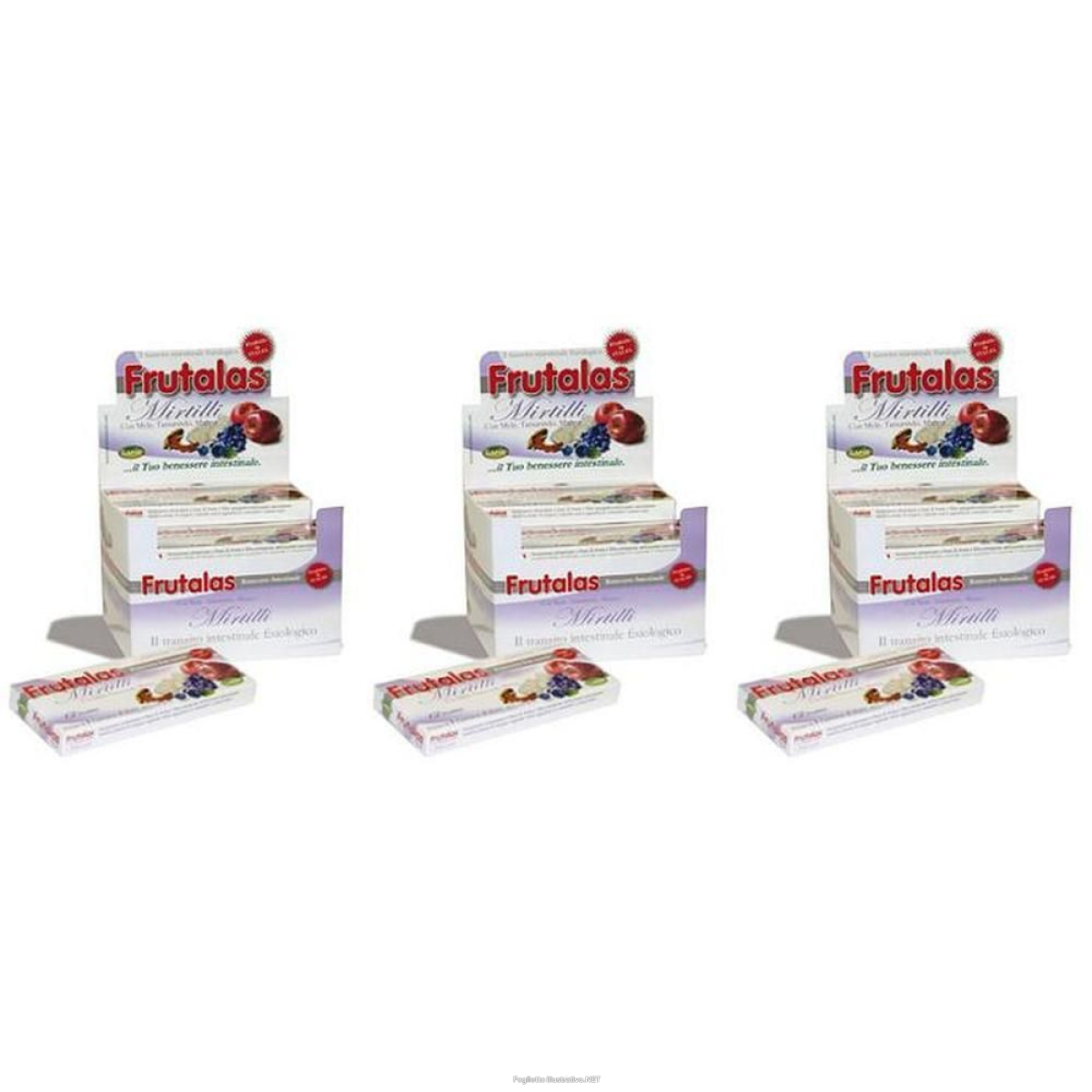 Compra Online frutalas mirtilli 24 tavolette 10 g 3x240 g e Trova l'offerta più bassa