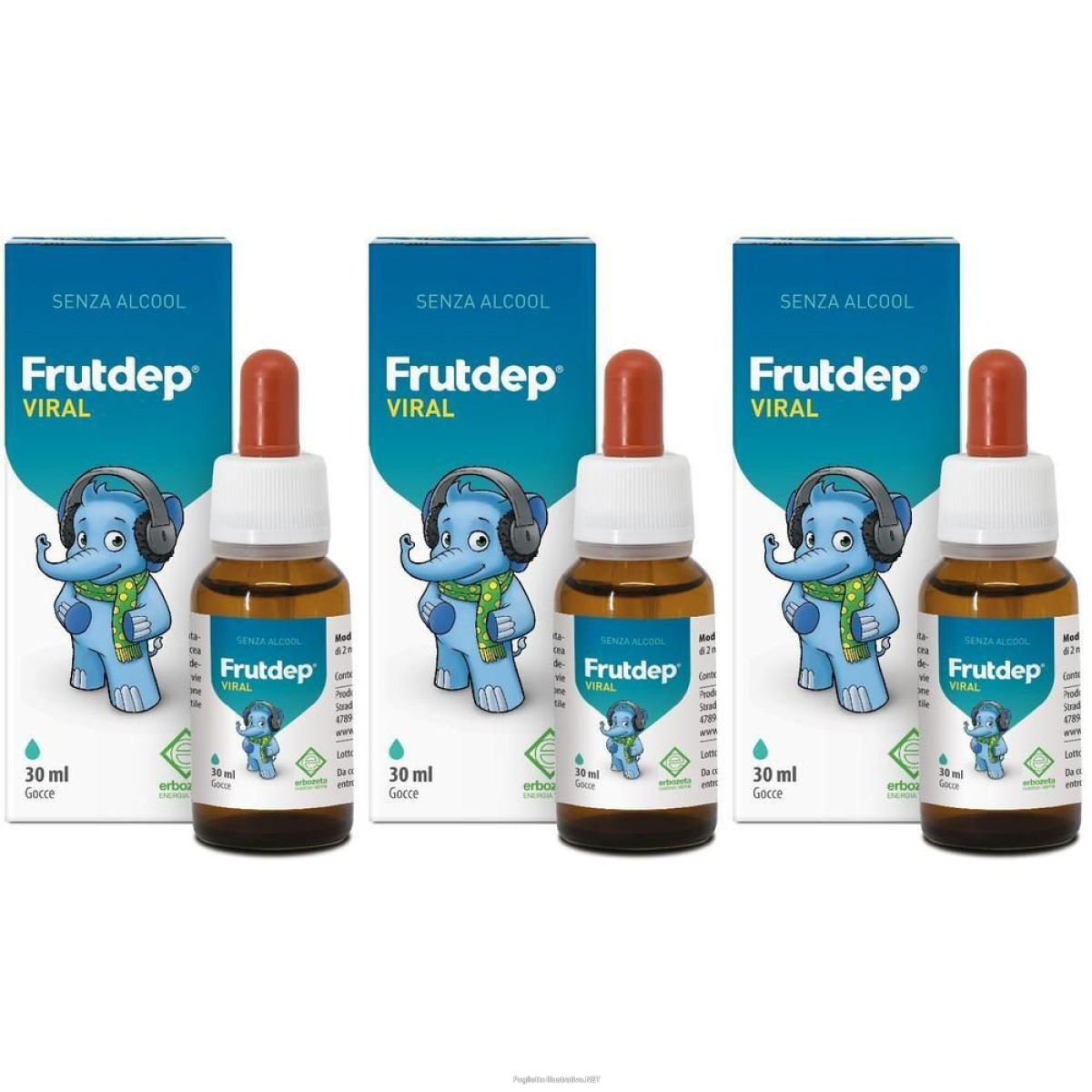 Compra Online frutdep viral gocce 30 ml 3x30 ml orali e Trova l'offerta più bassa