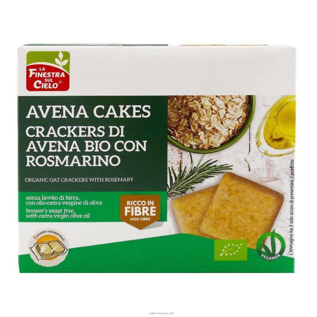 Compra Online fsc avenacakes crackers di avena con rosmarino bio vegan senza lievito e Trova l'offerta più bassa