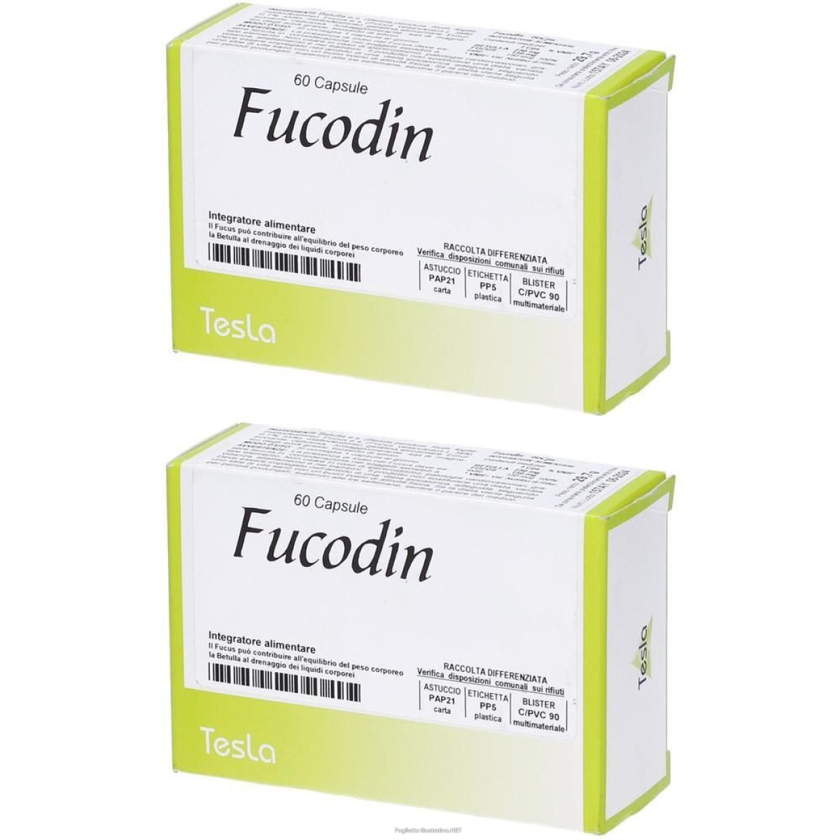 Compra Online fucodin capsule 2x60 pz e Trova l'offerta più bassa