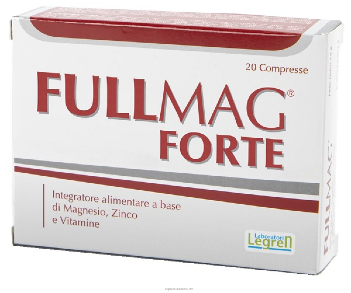 Compra Online fullmag forte integratore di magnesio, zinco e vitamine 20 compresse e Trova l'offerta più bassa