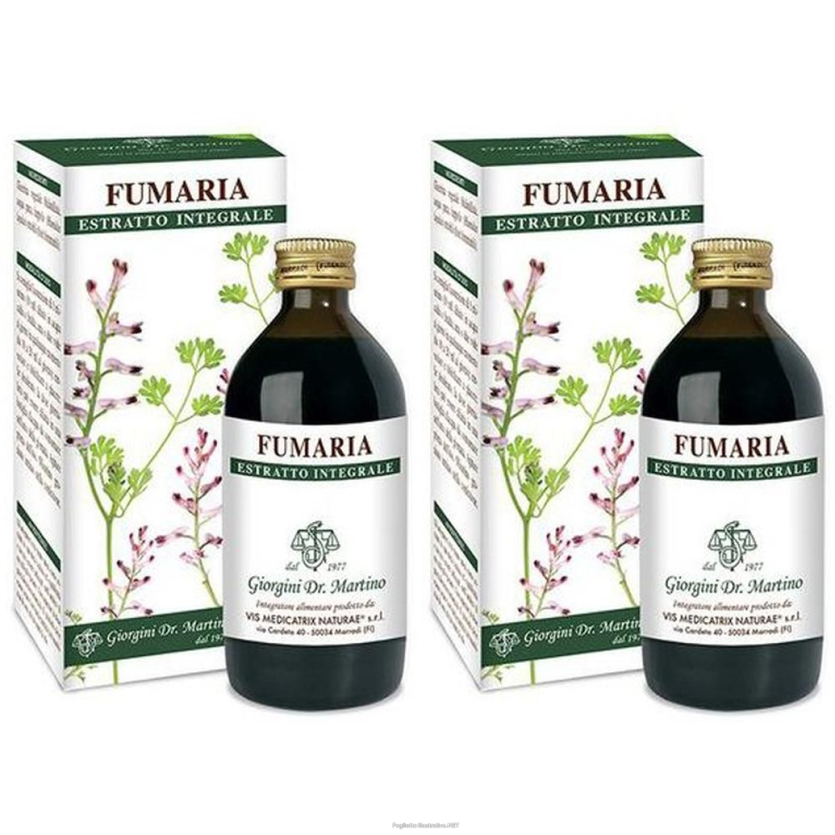 Compra Online Fumaria Estratto Integrale 200 ml 2x200 ml Soluzione Orale e Trova l'offerta più bassa