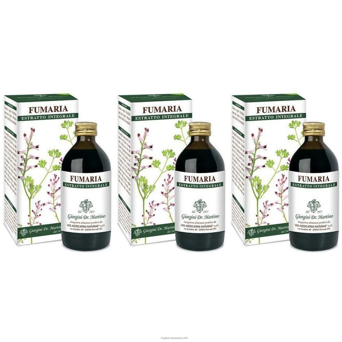 Compra Online Fumaria Estratto Integrale 200 ml 3x200 ml Soluzione Orale e Trova l'offerta più bassa