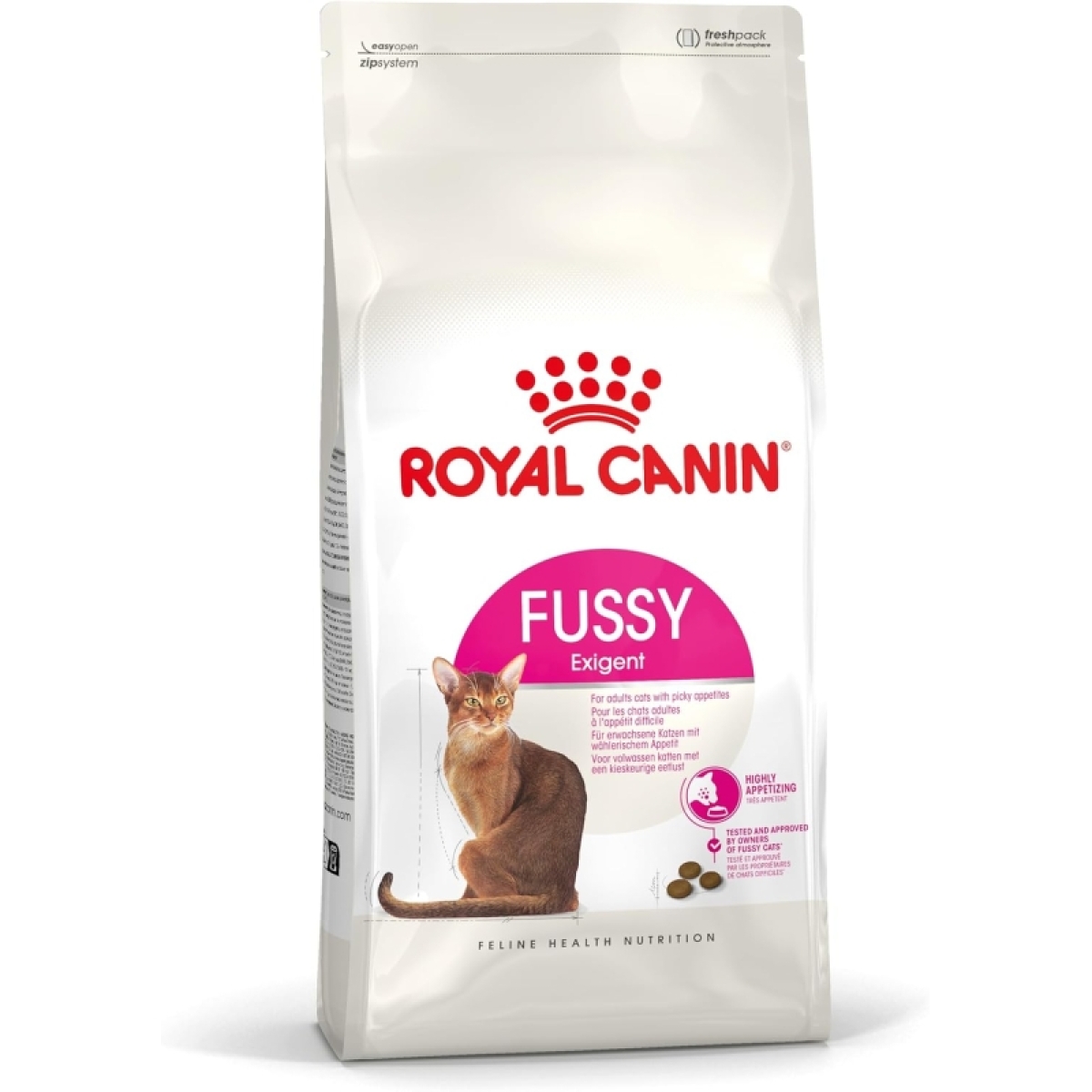 Compra Online Fussy exigent - alimento completo per gatti adulti con appetito iper selettivo 2 kg e Trova l'offerta più bassa