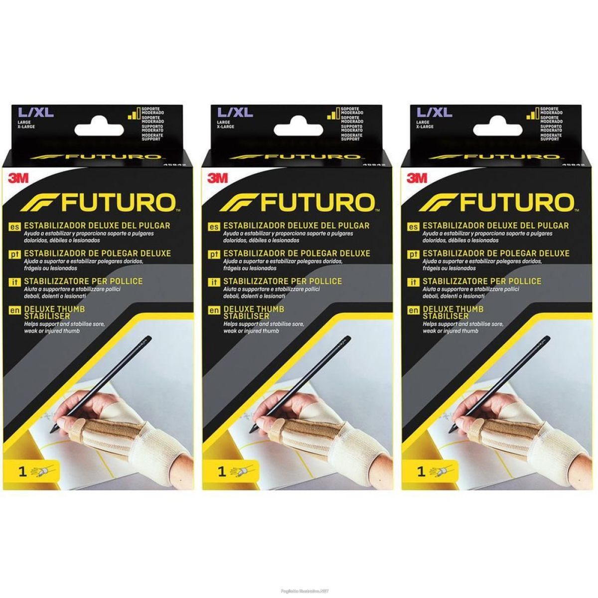 Compra Online futuro stabilizzatore per pollice deluxe taglia l/xl 3x1 pz bendaggio/ e Trova l'offerta più bassa