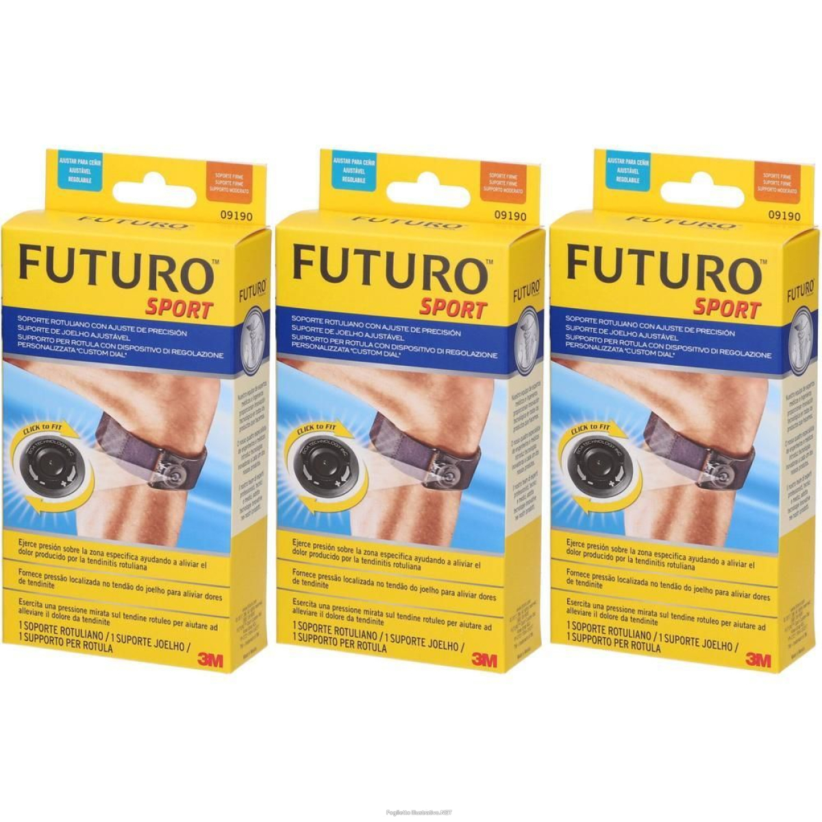 Compra Online futuro supporto per rotula con dispositivo a pressione 3x1 pz bendaggi e Trova l'offerta più bassa