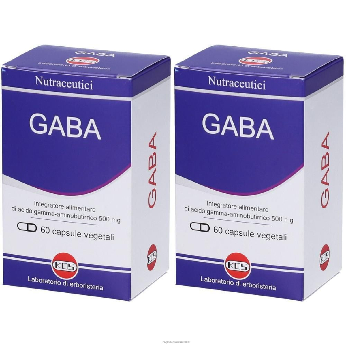 Acquista Online gaba 500mg 60 capsule 2x36 g e Cerca il miglior prezzo