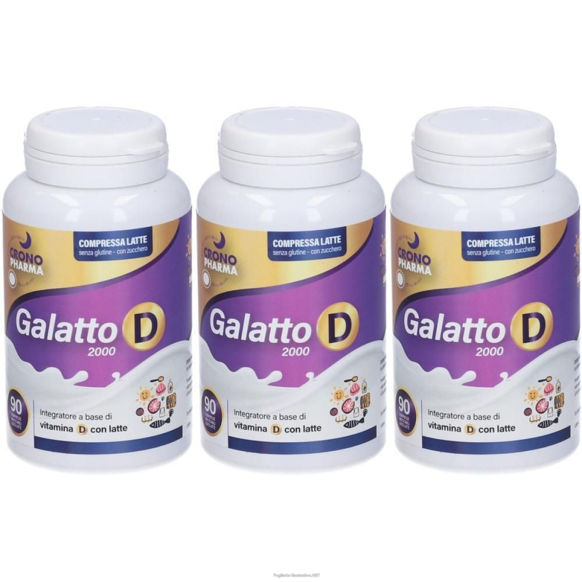 Acquista Online galatto d 2000 in compresse 3x90 pz e Cerca il miglior prezzo