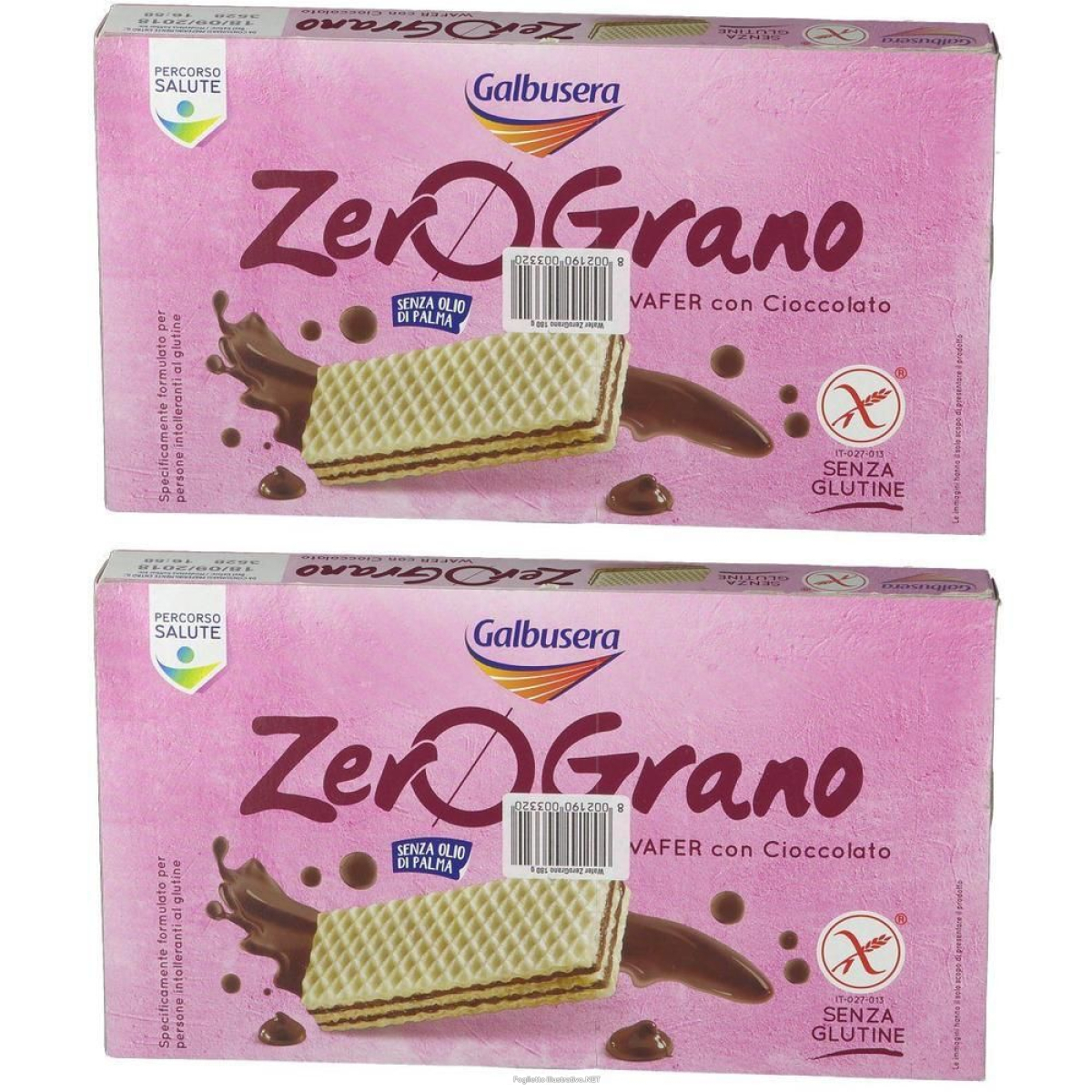 Acquista Online galbusera zerograno wafer senza glutine 2x180 g e Cerca il miglior prezzo
