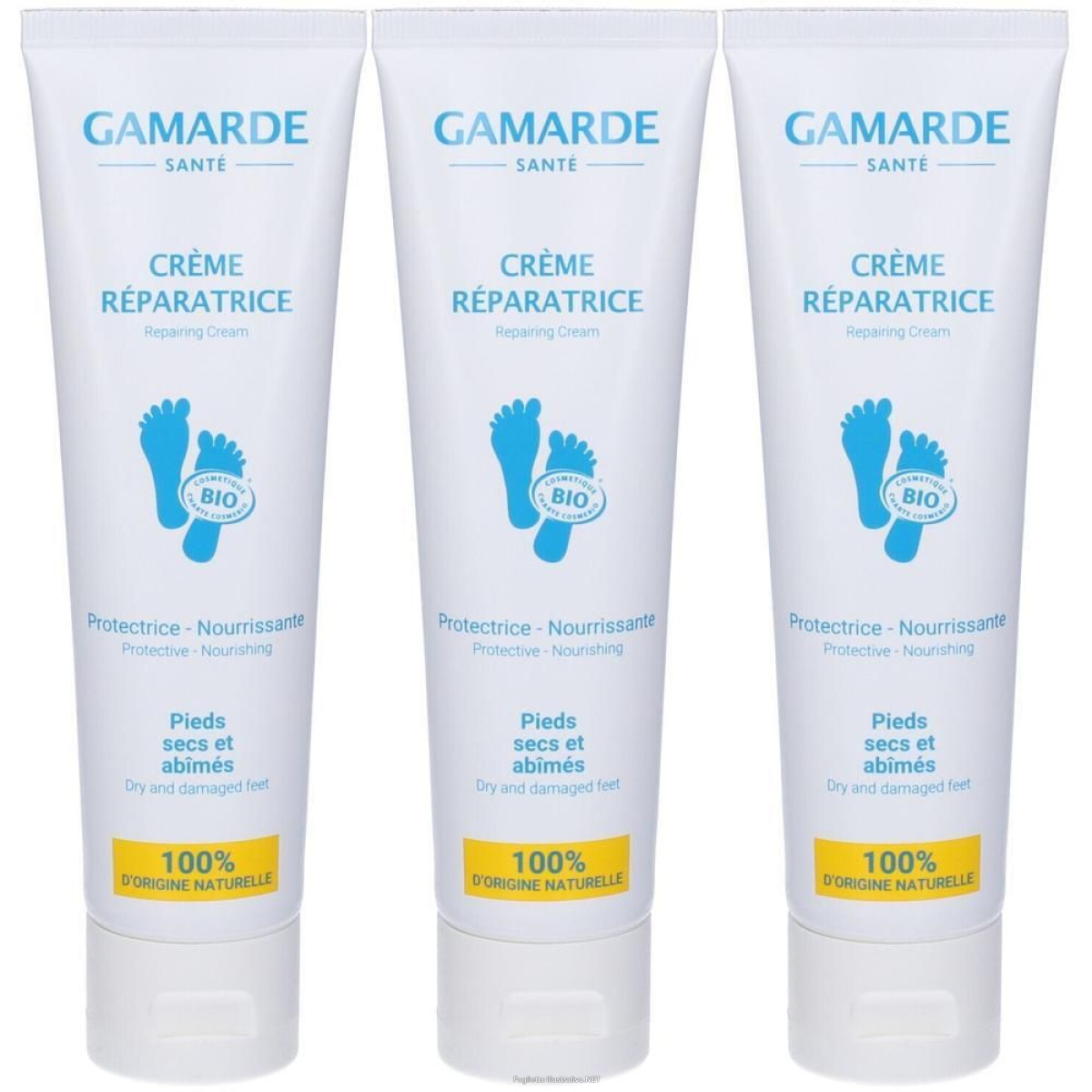 Acquista Online gamarde crema piedi riparatrice 3x100 g e Cerca il miglior prezzo