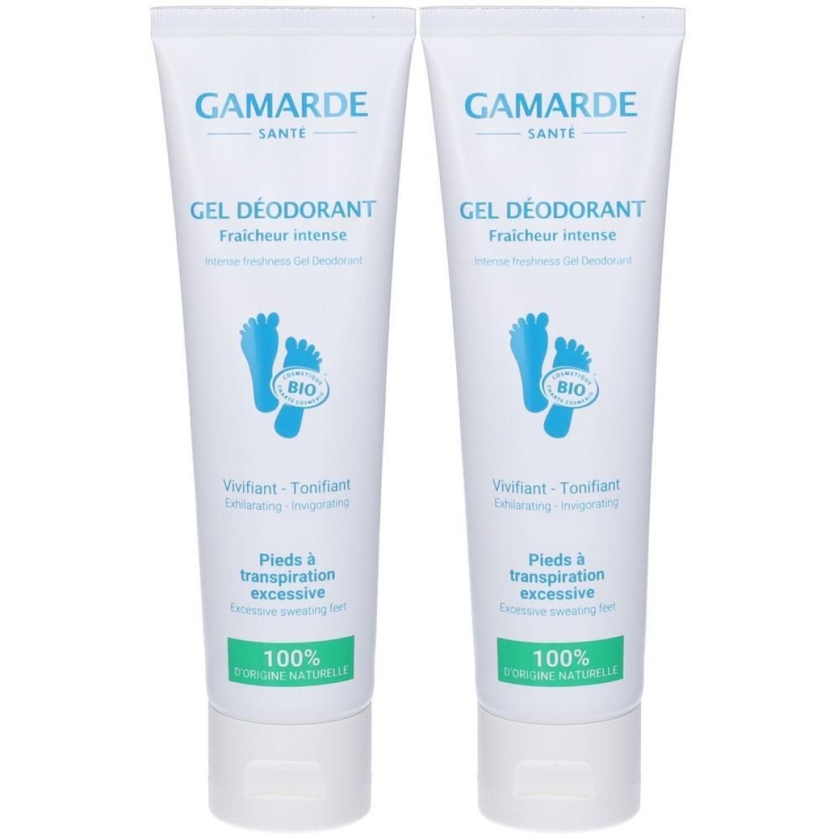 Acquista Online Gamarde gel deodorante piedi freschezza intensa 2x40 g e Cerca il miglior prezzo