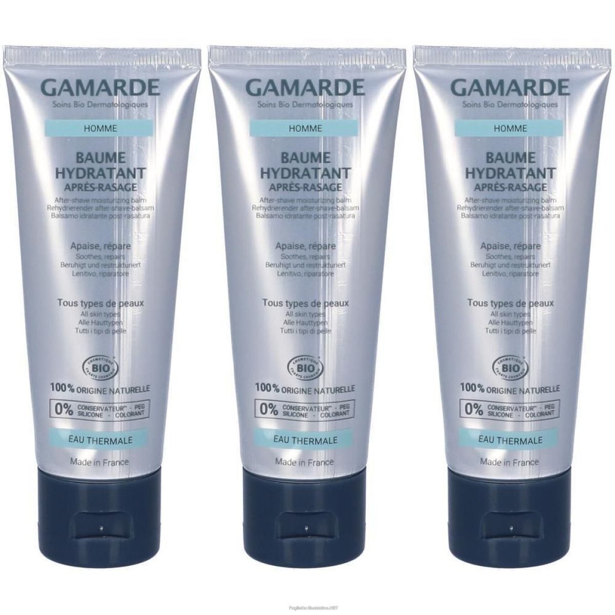 Acquista Online gamarde uomo balsamo dopobarba idratante 3x75 ml e Cerca il miglior prezzo