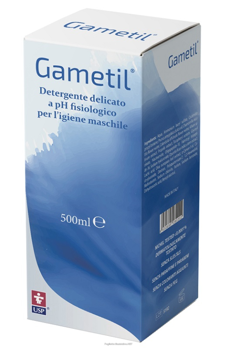 Acquista Online gametil detergente delicato a ph fisiologico per l'igiene maschile 500ml e Cerca il miglior prezzo