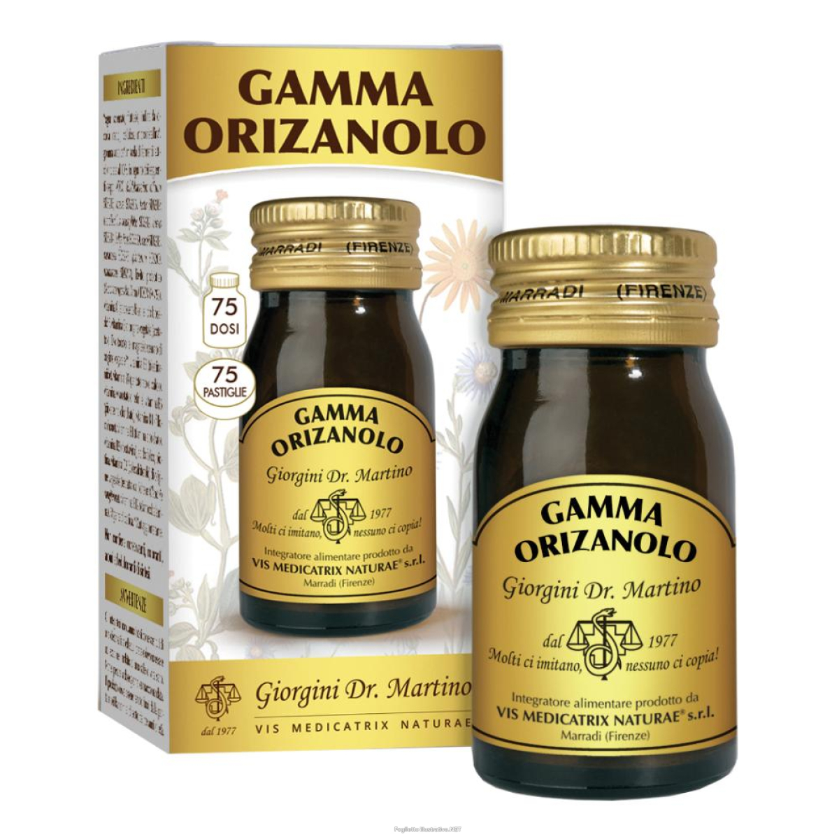 Acquista Online gamma orizanolo 30g 75 pastiglie e Cerca il miglior prezzo