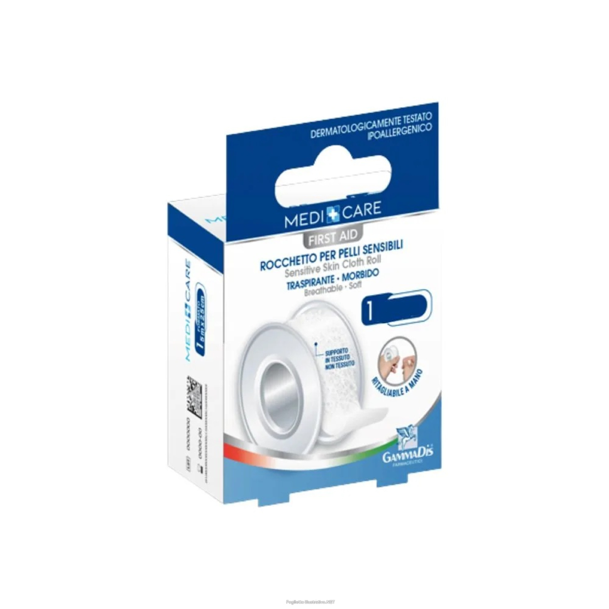 Acquista Online gammadis farmaceutici medicare - cerotto in rocchetto per pelli sensibili 5m x 2,5cm 1 pezzo e Cerca il miglior prezzo