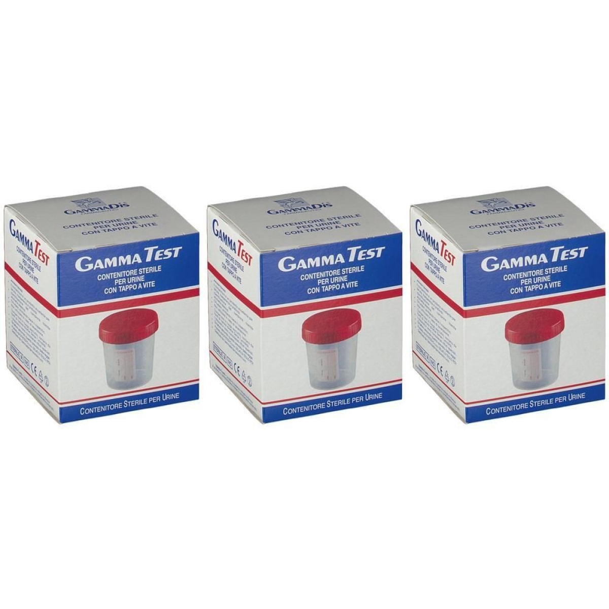 Acquista Online Gammadis® gamma test contenitore sterile per urine 3x1 st e Cerca il miglior prezzo