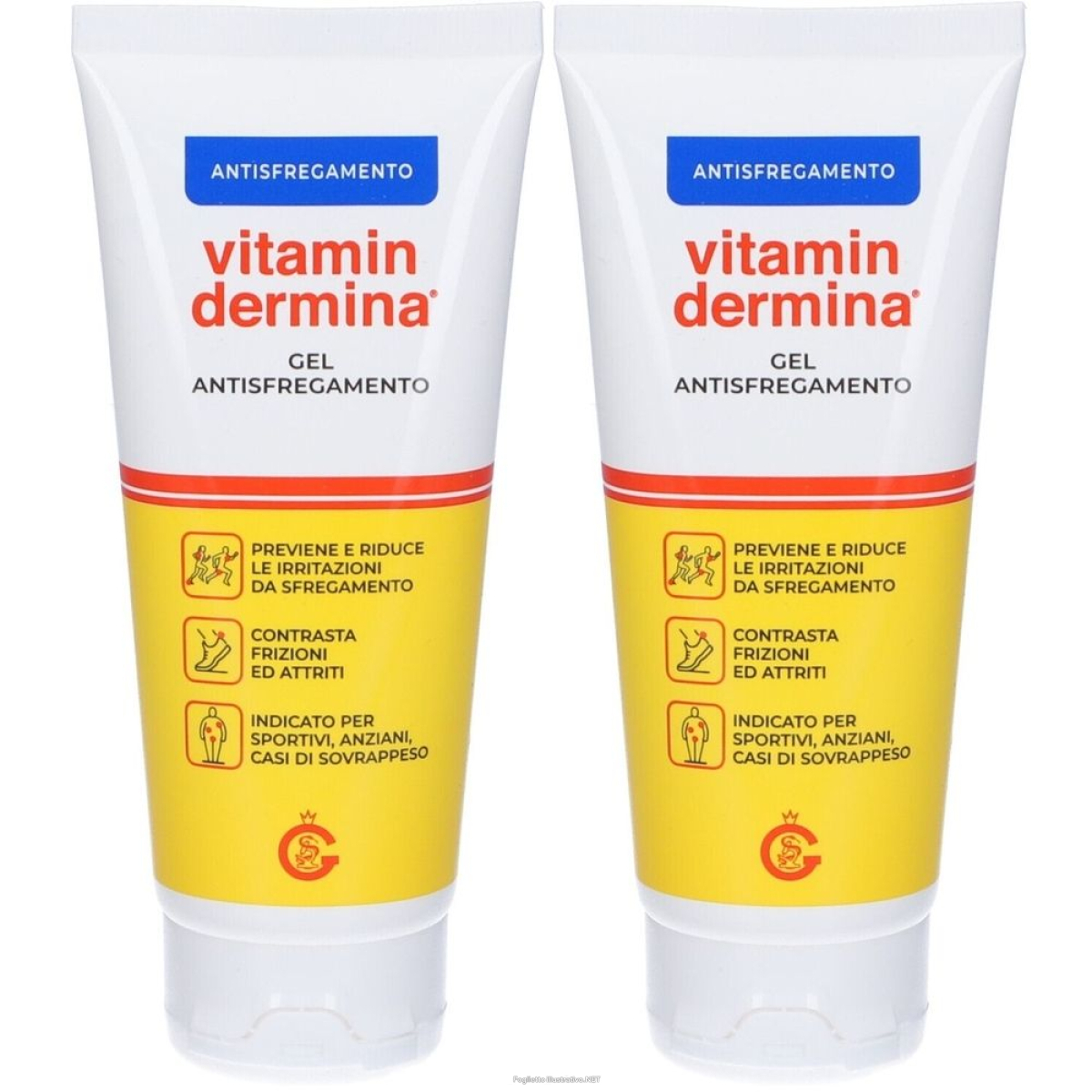 Acquista Online ganassini gel antifregamento vitamin dermina® set da 2 2x100 ml e Cerca il miglior prezzo