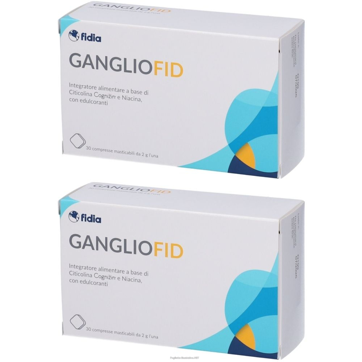 Acquista Online gangliofid 30 compresse masticabili set da 2 2x60 g e Cerca il miglior prezzo