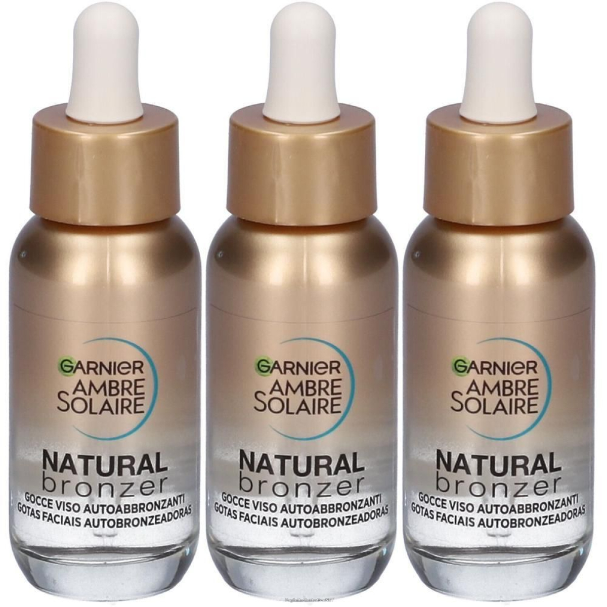 Acquista Online garnier ambre solaire natuarl bronzer - gocce viso autoabbronzanti 3x1 e Cerca il miglior prezzo