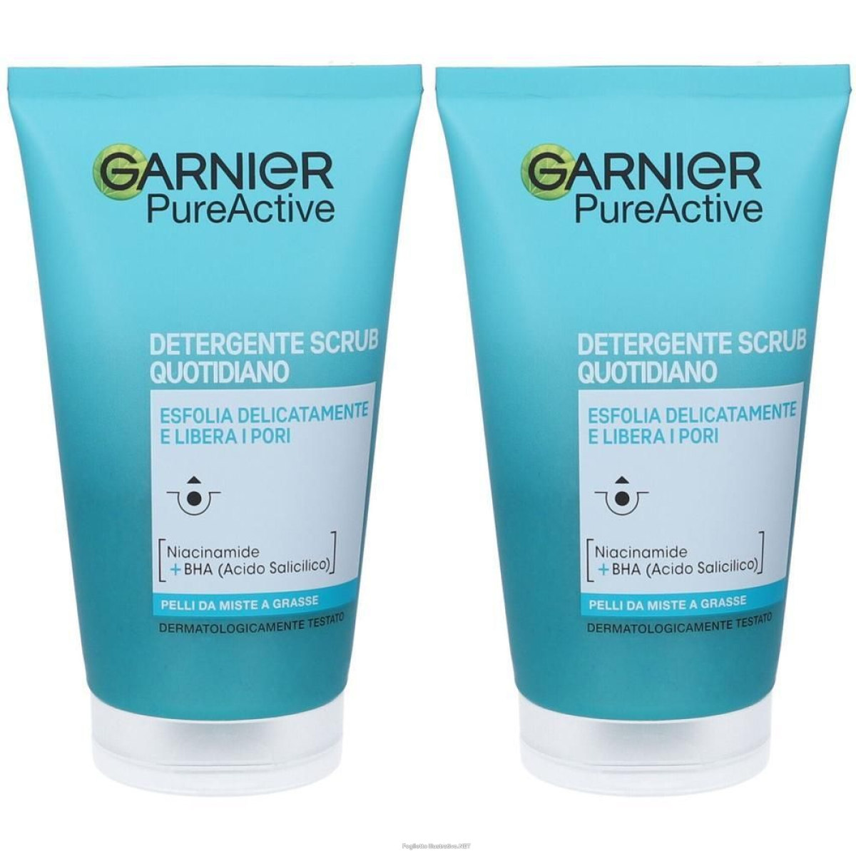 Acquista Online garnier esfoliante pure active, texture in gel 2x150 ml e Cerca il miglior prezzo