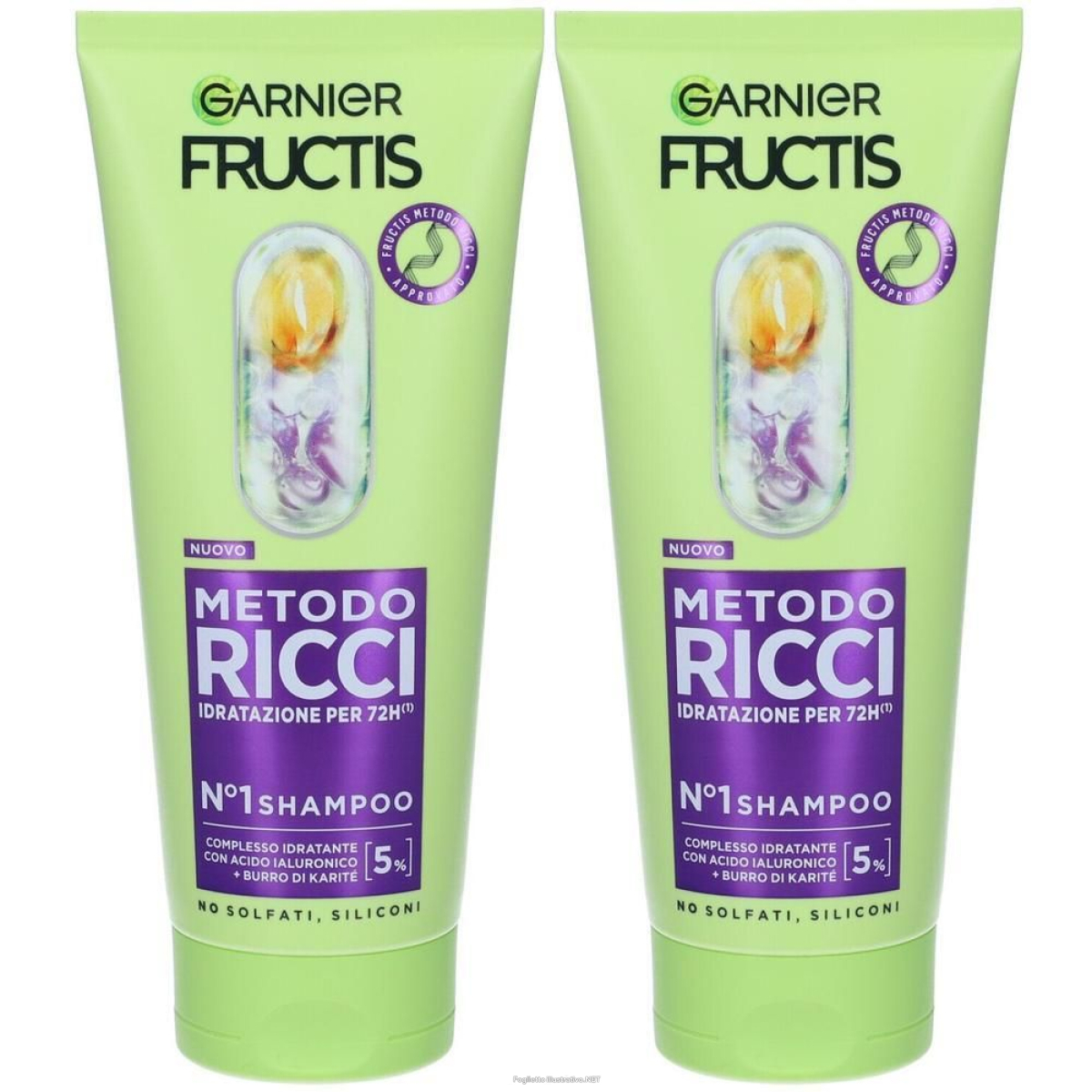 Acquista Online garnier fructis metodo ricci shampoo 2x200 ml e Cerca il miglior prezzo