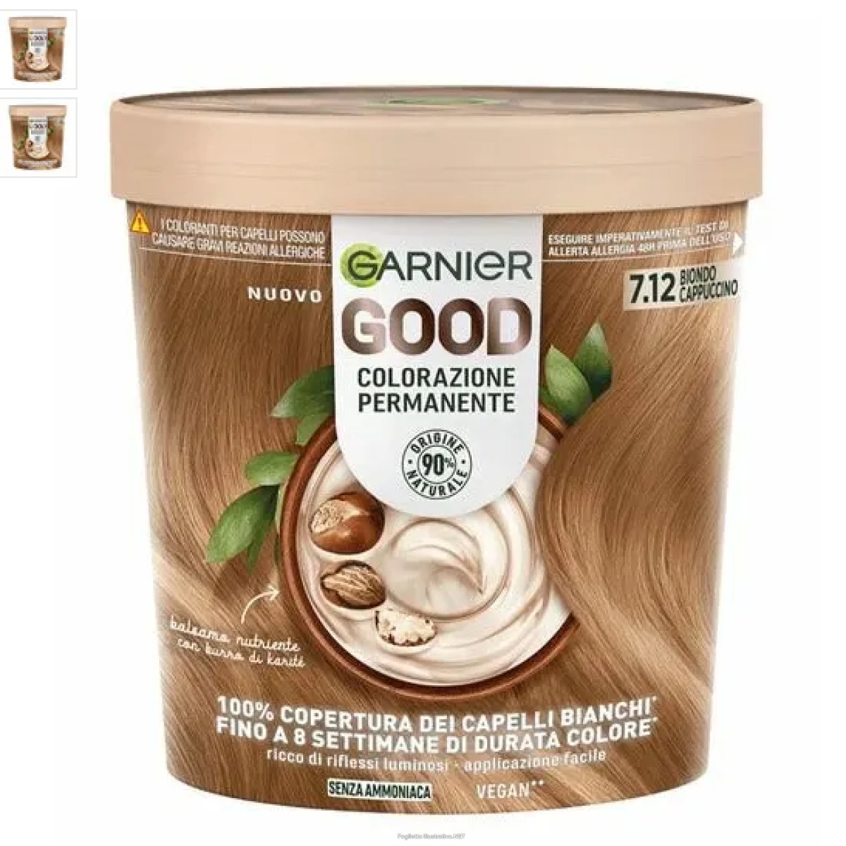 Acquista Online garnier good - colorazione permanente senza ammoniaca , biondo cappuccino 7,12 e Cerca il miglior prezzo
