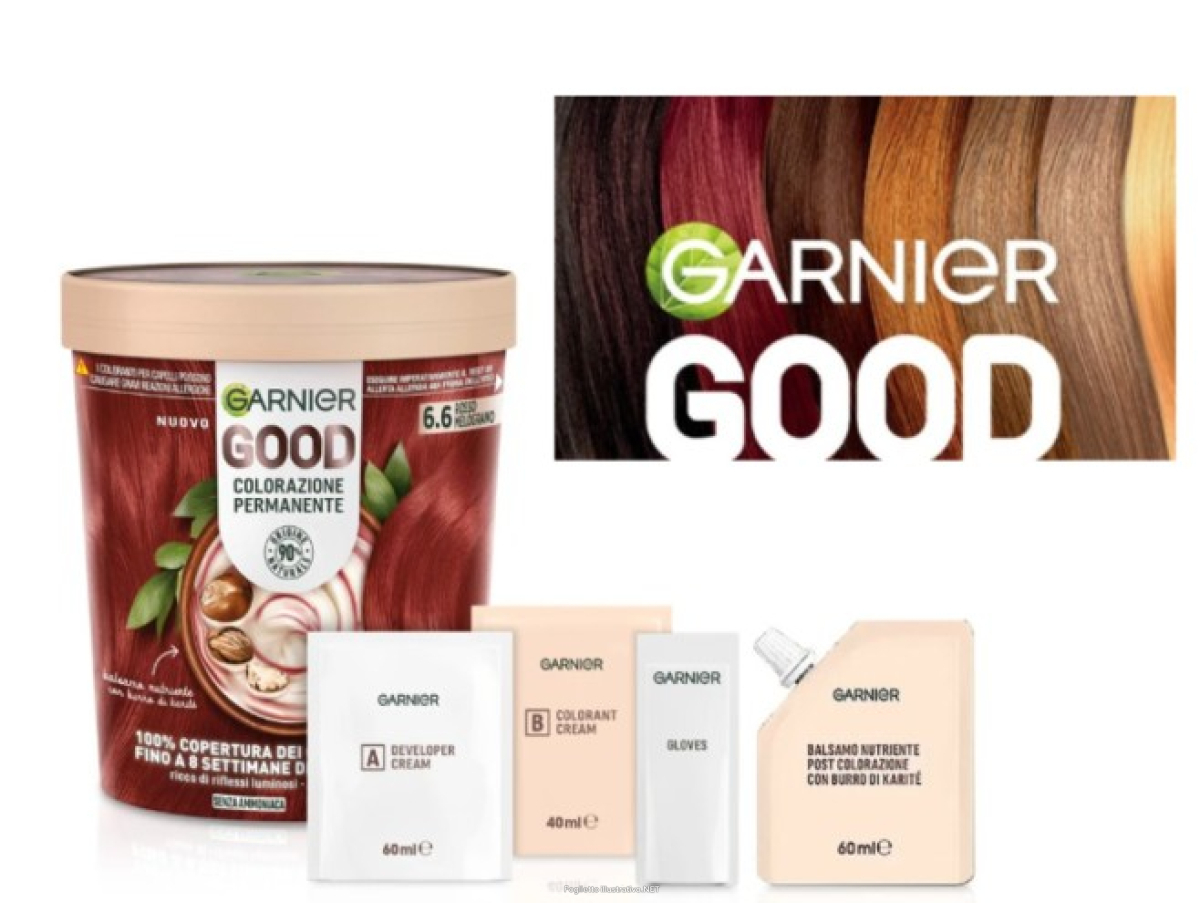 Acquista Online garnier good - colorazione permanente senza ammoniaca , rosso melograno 6,6 e Cerca il miglior prezzo