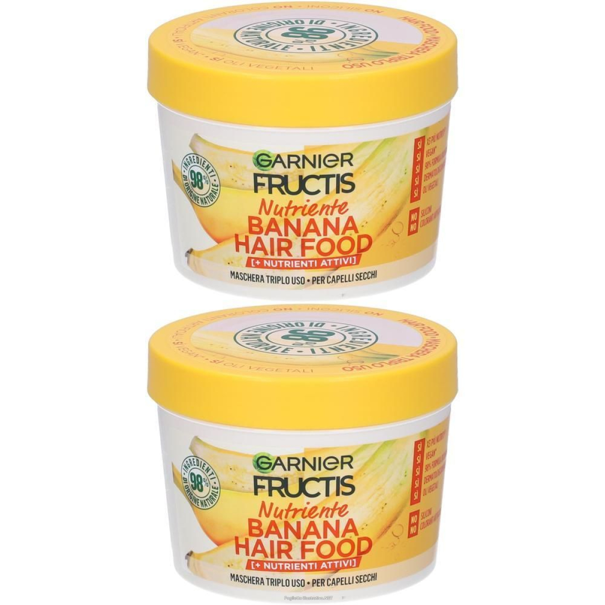 Acquista Online garnier maschera nutriente fructis hair food, disciplinante 3 e Cerca il miglior prezzo