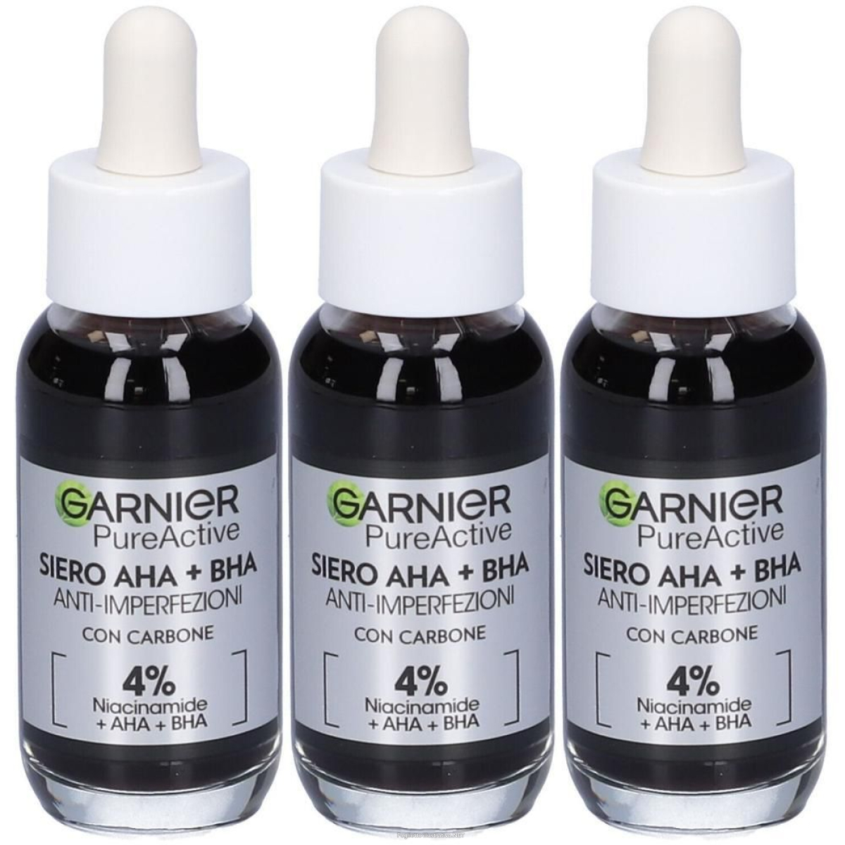 Acquista Online garnier pureactive, siero aha+bha anti-imperfezioni, 30ml 3x30 ml e Cerca il miglior prezzo