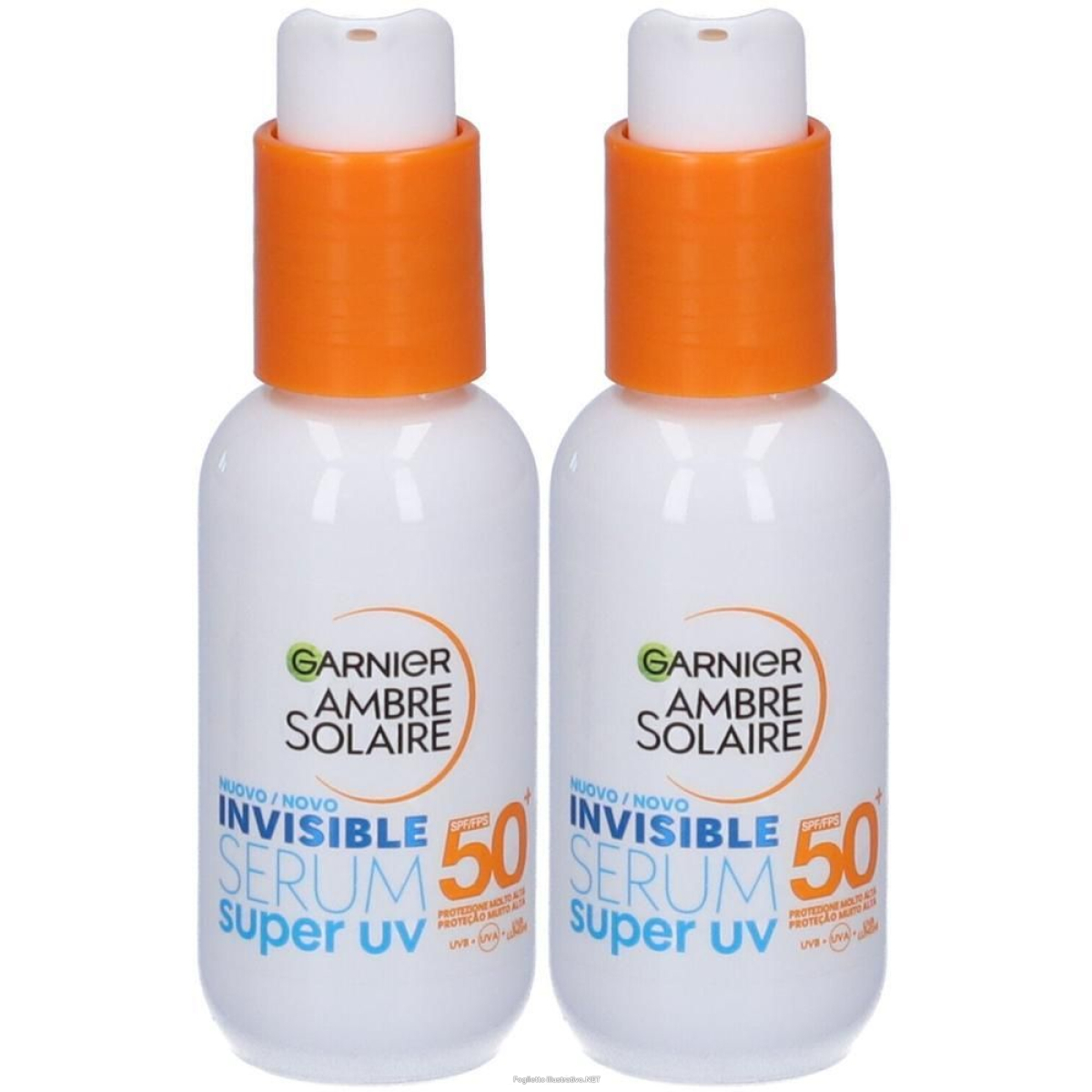 Acquista Online garnier siero invisibile super uv spf50+ 2x112,5 ml e Cerca il miglior prezzo