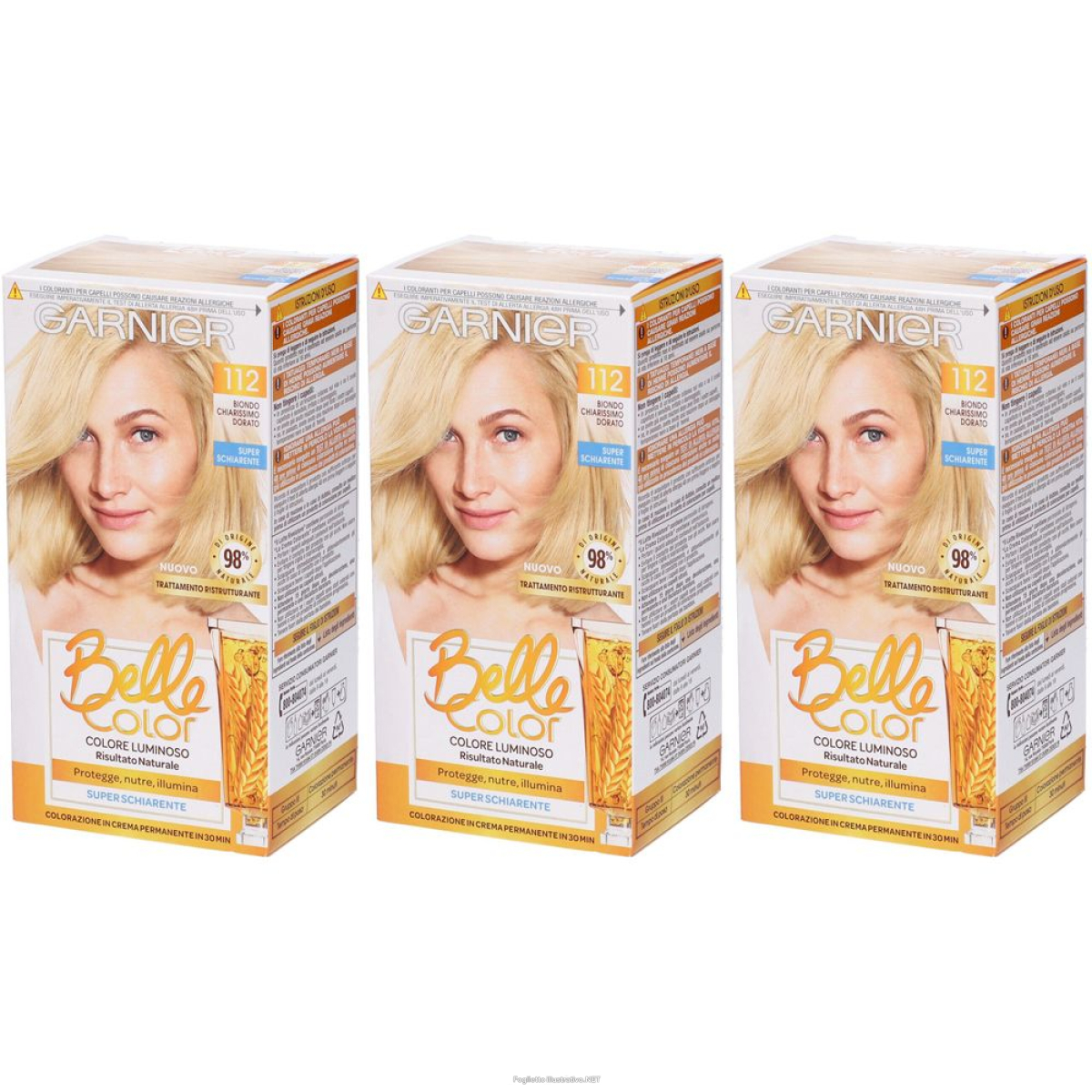 Acquista Online garnier tinta capelli belle color, colore luminoso e riflessi naturali e Cerca il miglior prezzo
