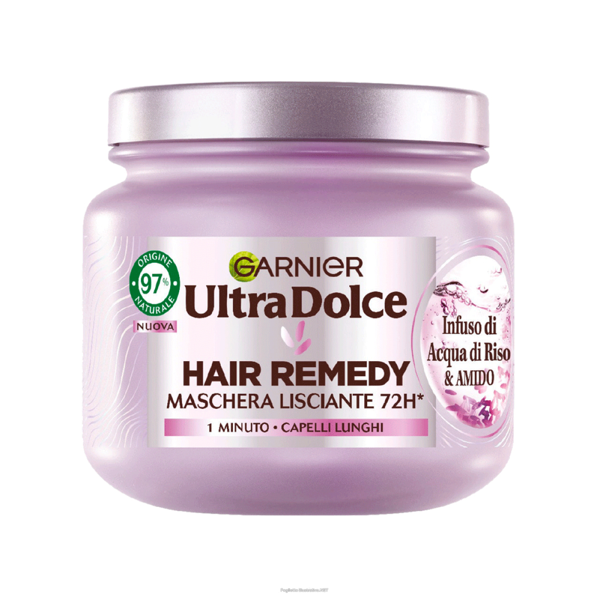 Acquista Online garnier - ultra dolce acqua di riso & amido - maschera lisciante 340 ml e Cerca il miglior prezzo