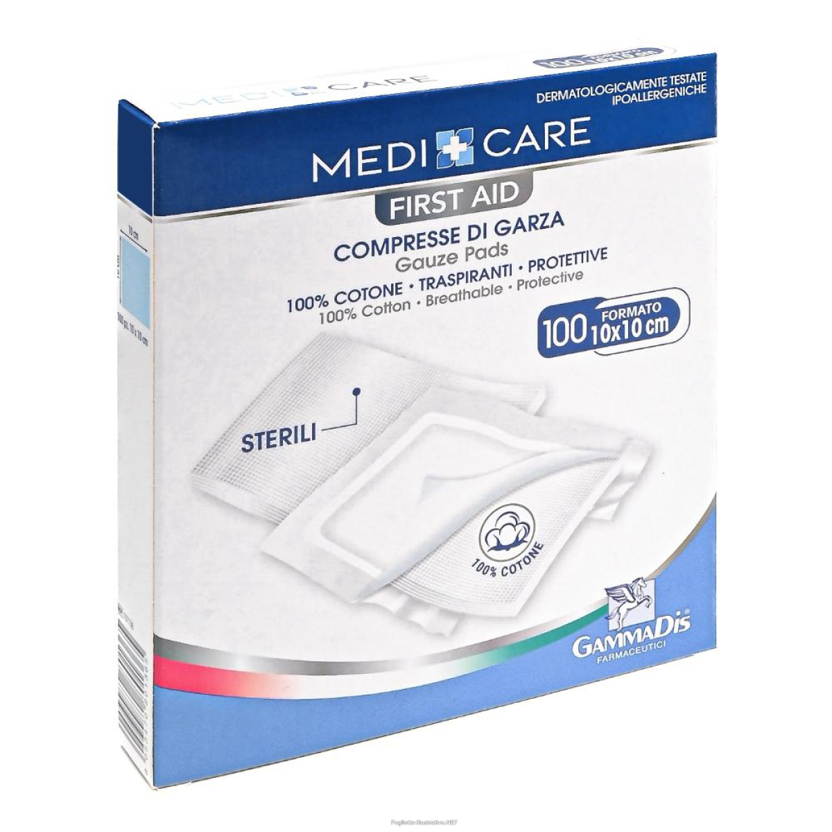 Acquista Online garza cotone 10x10 cm 100 pezzi e Cerca il miglior prezzo