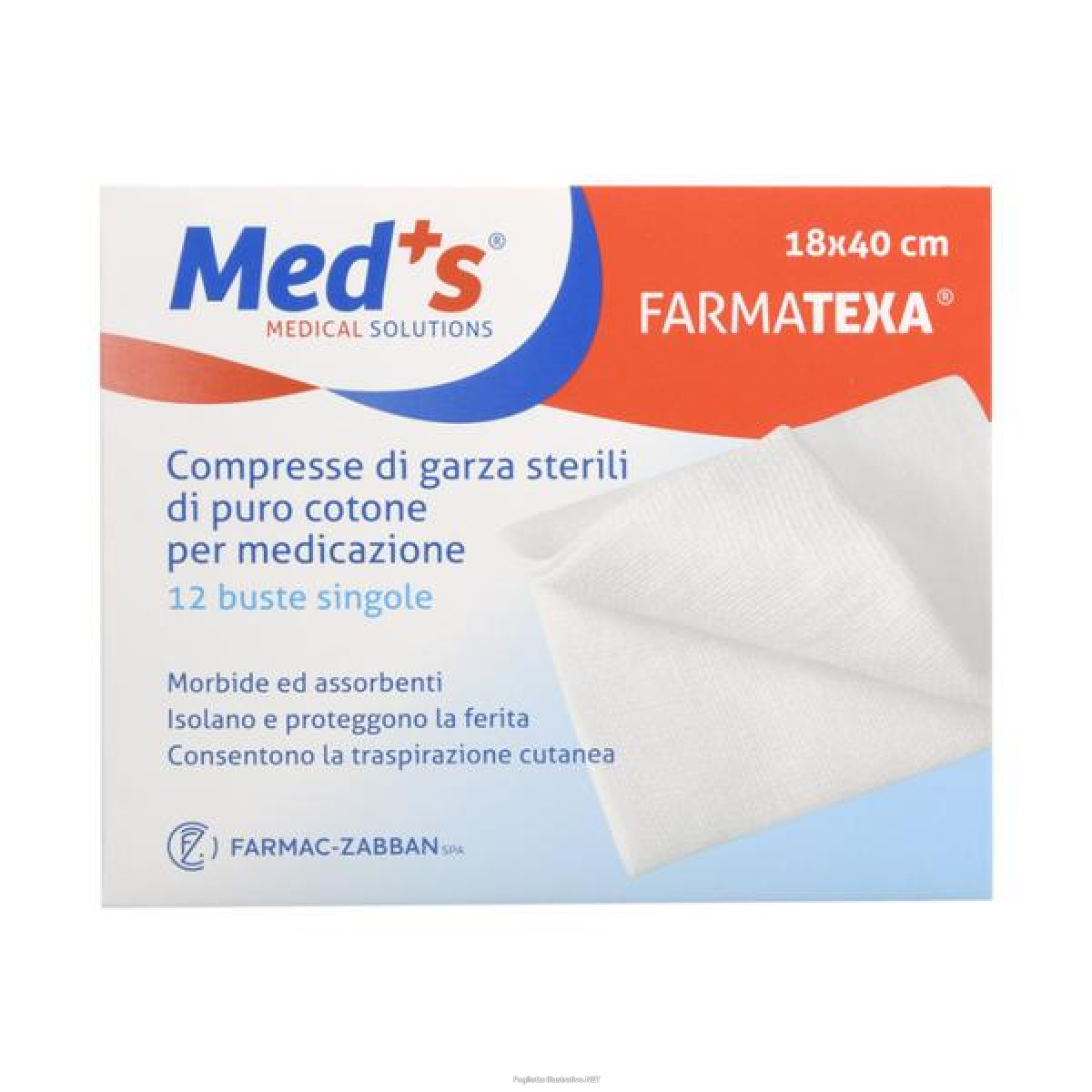 Acquista Online garza f care cot 18x40 cm 12 pezzi - garze in cotone per medicazione e Cerca il miglior prezzo