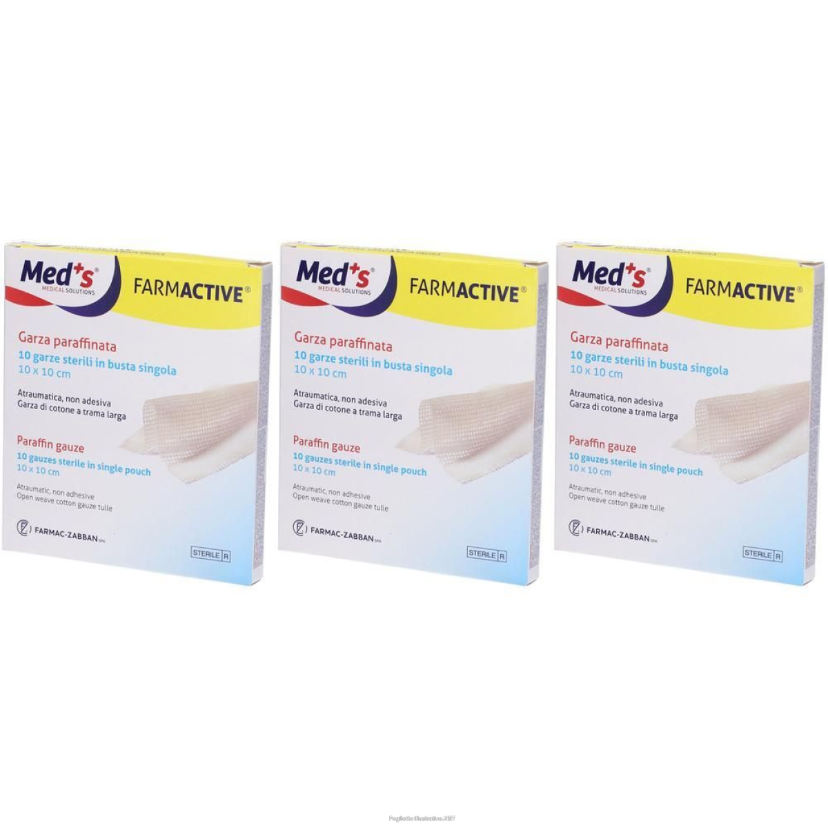 Acquista Online garza farmactive 10x10cm 10pz 3x10 pz e Cerca il miglior prezzo