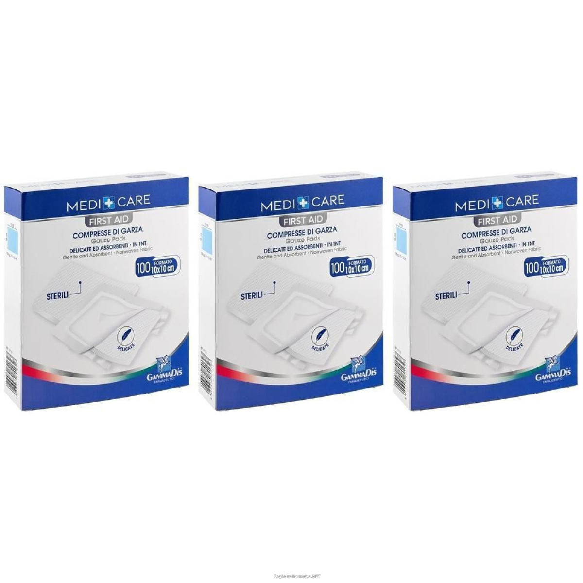 Acquista Online garza medicare tnt 10x10 cm 100 pezzi 3x100 st e Cerca il miglior prezzo