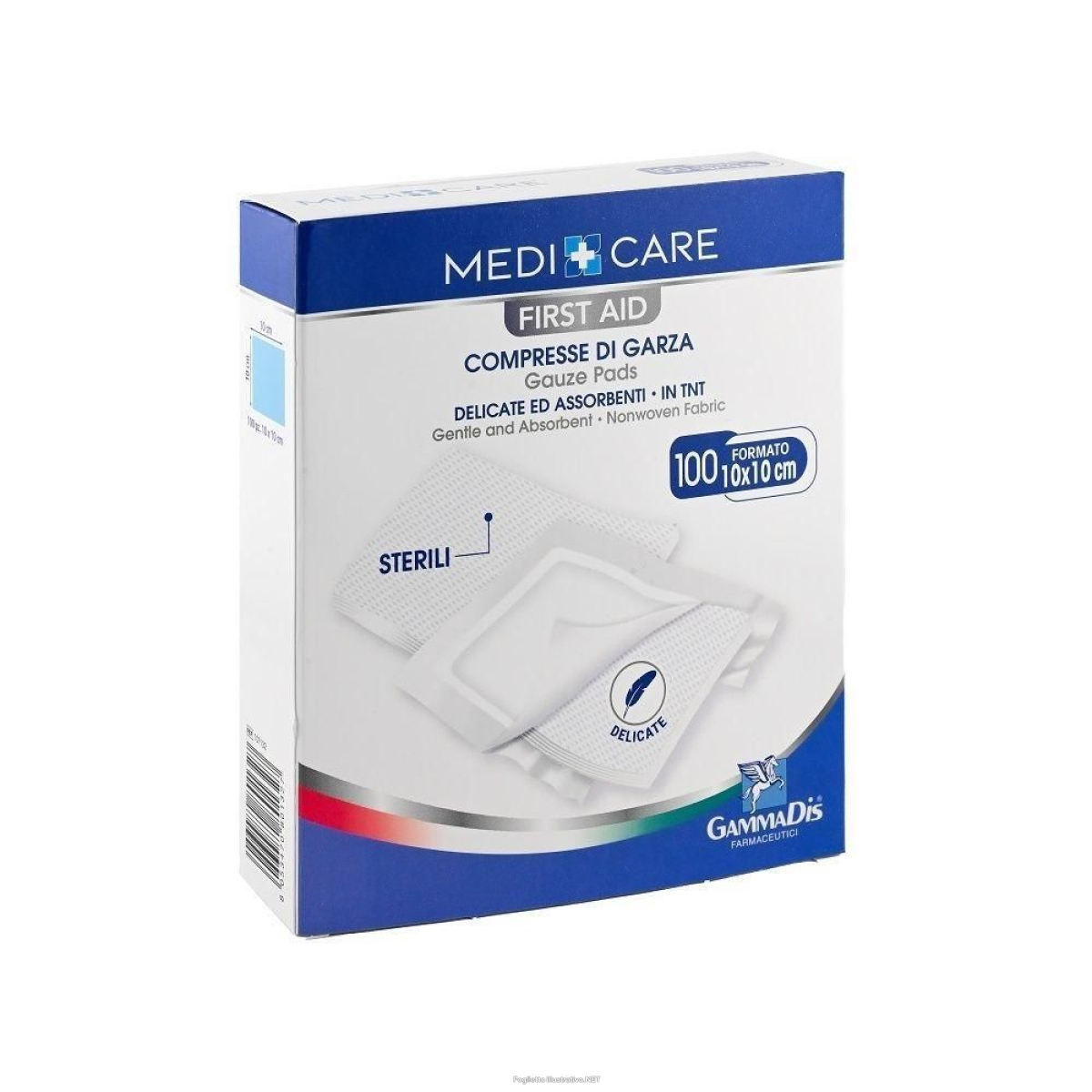 Acquista Online garza medicare tnt 10x10 cm 100 pezzi 4x100 st e Cerca il miglior prezzo