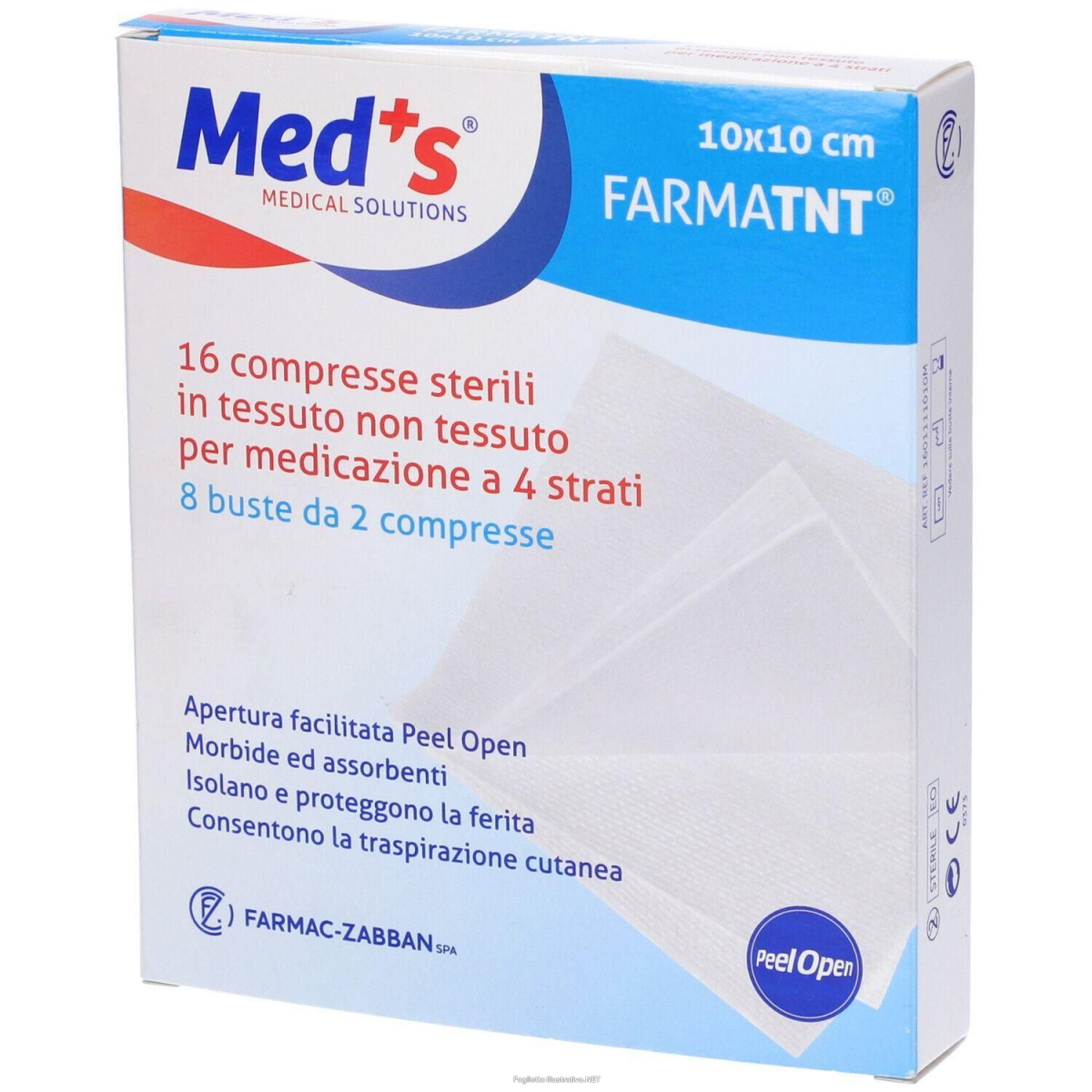 Acquista Online garza meds tnt 10x10cm 16pz po 4x16 pz e Cerca il miglior prezzo