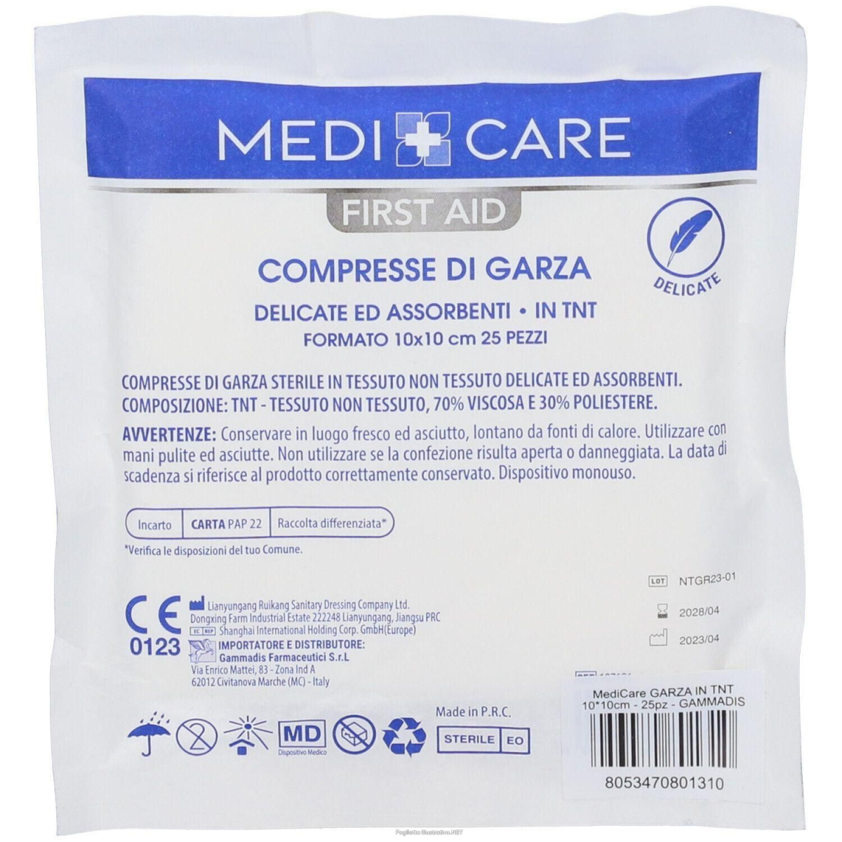 Acquista Online garza tnt 10x10 cm 25 pezzi 4x25 st e Cerca il miglior prezzo