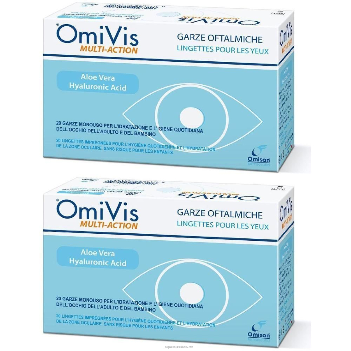 Acquista Online garze oftalmiche omivis pezzi 2x20 pz garza e Cerca il miglior prezzo